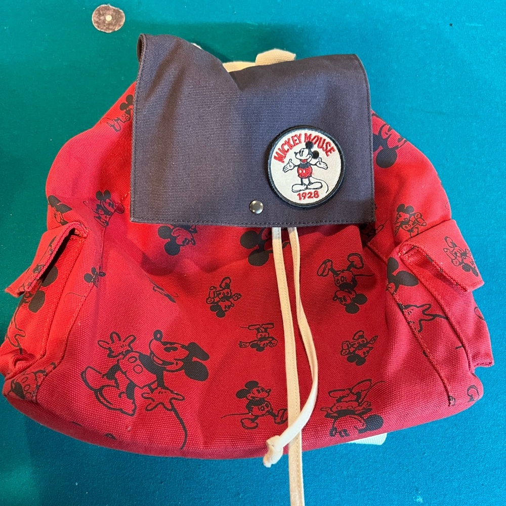 Disney junk food fabric backpack 🎒